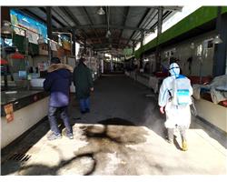 農(nóng)貿(mào)市場消毒