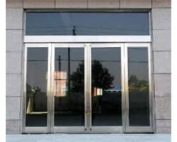 东风东路玻璃门维修 玻璃门更换地弹簧 玻璃门安装门禁锁