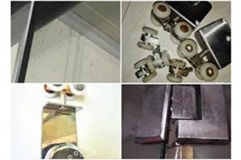 上海維修淋浴房移門，淋浴房移門拉不動維修，更換滑輪