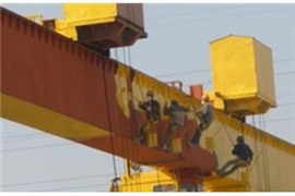 寧波專業(yè)行車龍門吊防腐除銹刷漆