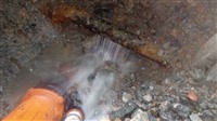 无锡污水管道断裂维修-开挖