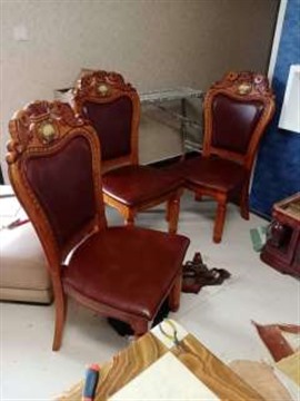 天津河西椅子换面 下瓦房家庭餐椅换面维修 椅子换皮换布面