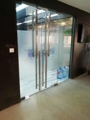 西安玻璃门推拉门维修定制安装钢化玻璃