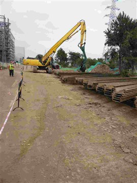 	北京通州區(qū)打鋼板樁基坑鋼板樁支護(hù)