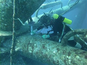 衡阳潜水打捞潜水员蛙人水下作业