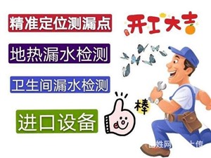 张家港市凤凰镇室内暗管漏水检测测漏专业团队