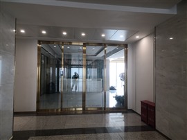 工厂办公楼创业园医院玻璃门，自动感应门定制安装维修