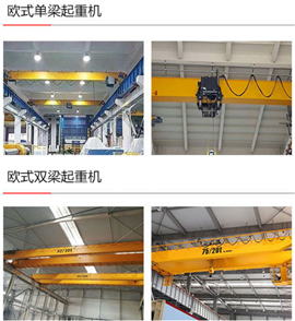 咸陽(yáng)礦山起重機(jī)辦事處銷售單雙梁行吊，歐式起重機(jī)，電動(dòng)葫蘆