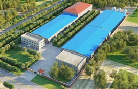 榆林廠房鳥瞰效果圖制作|建筑綠化|路燈效果圖表現(xiàn)