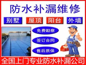 惠州惠东县楼顶渗水补漏房屋漏水检测