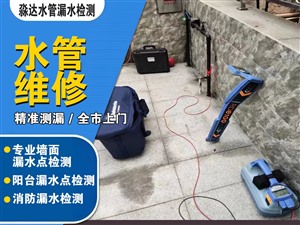 广州漏水检测查漏维修地下水管测漏维修
