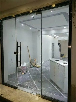 西安门禁玻璃地弹门设计定制安装上门免费测量