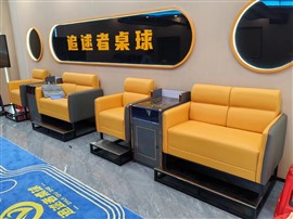 貴陽臺球廳沙發(fā)觀球椅定制工廠