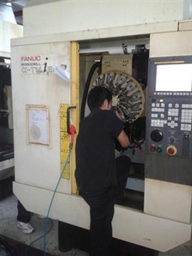 FANUC小黃機a-T21iel整機維修更換絲桿導軌維修主軸