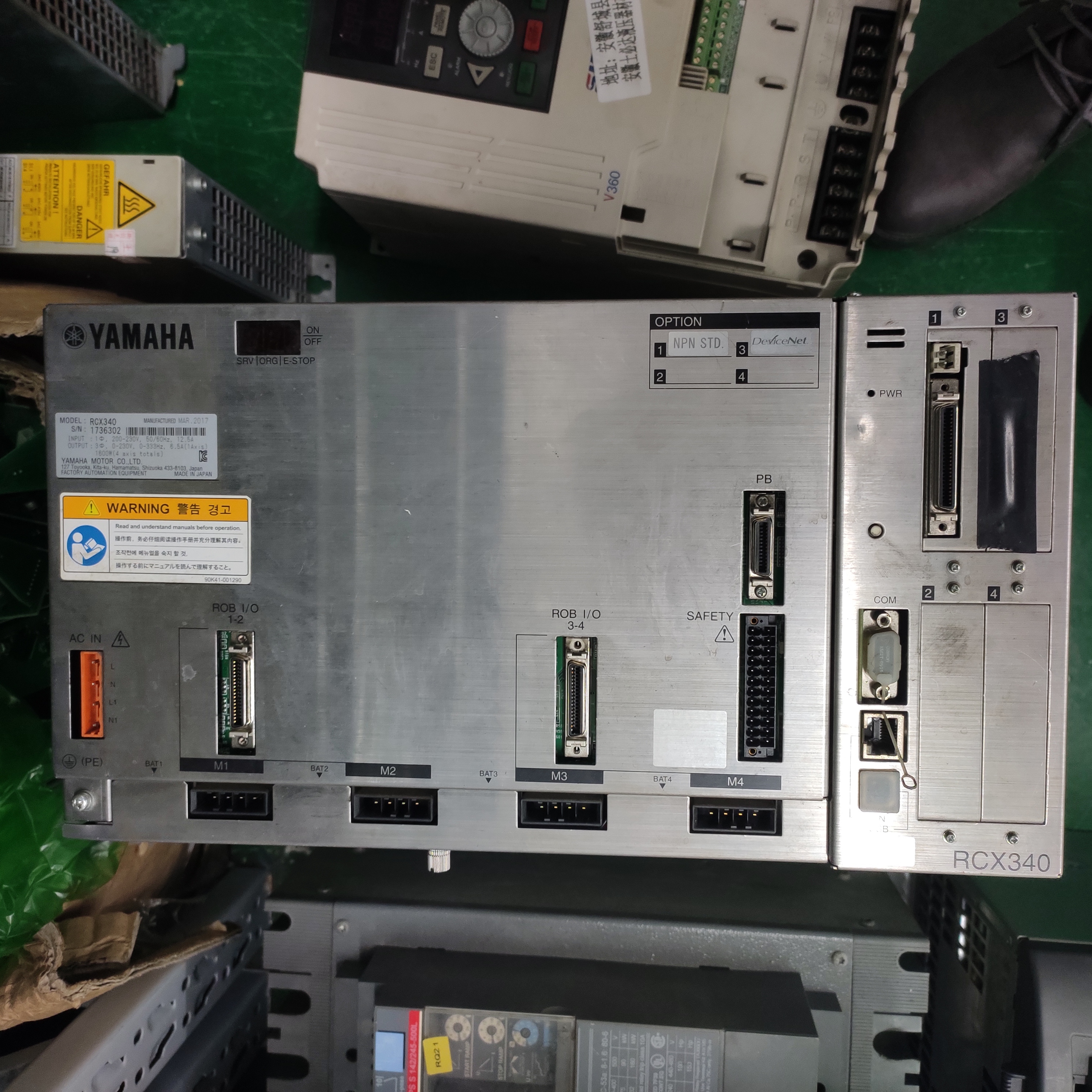 雅马哈YAMAHA机器人RCX340控制器报警故障维修