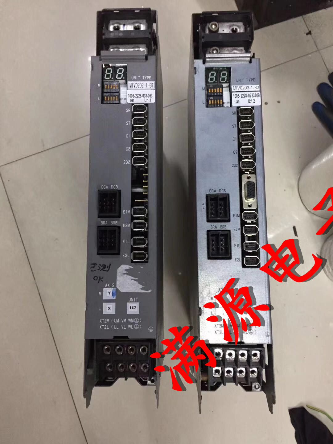 大隈驱动器MIV08A-1-B5报警消除方法