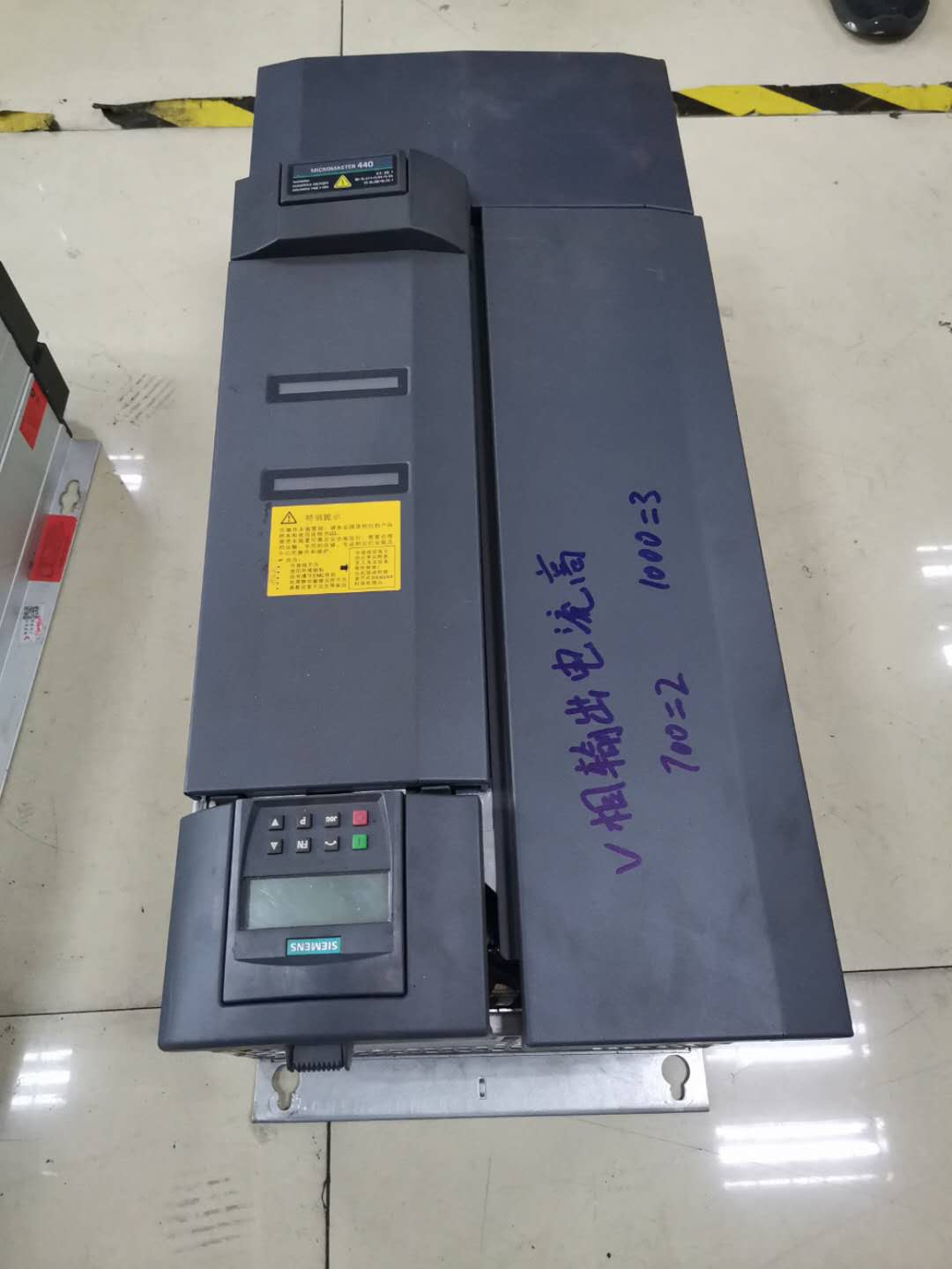 西门子变频器440/640变频器报警过热维修