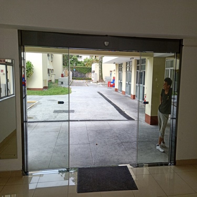 武清区安装玻璃门自动感应门厂家