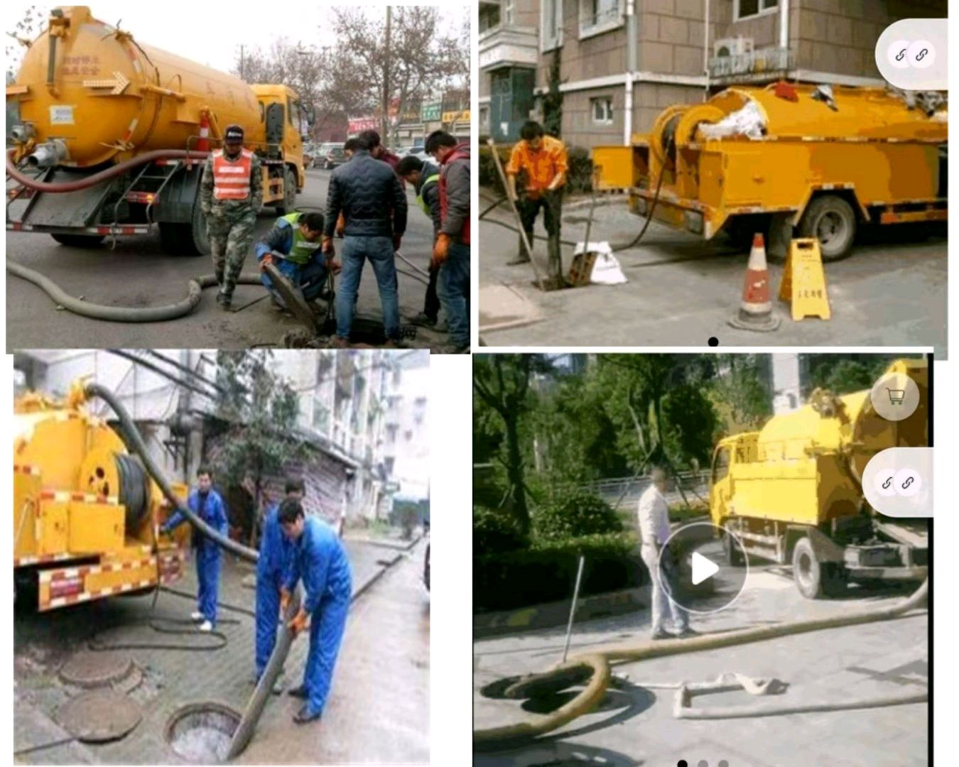 东台市专业疏通下水道马桶,清理化粪池隔油池,高压车清洗抽淤泥