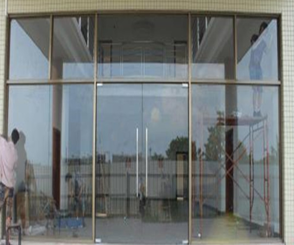 大港区钢化玻璃门-安装-感应门-制造商厂家
