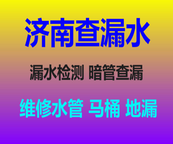 济南历下区查漏测漏 济南专业地面渗水检测