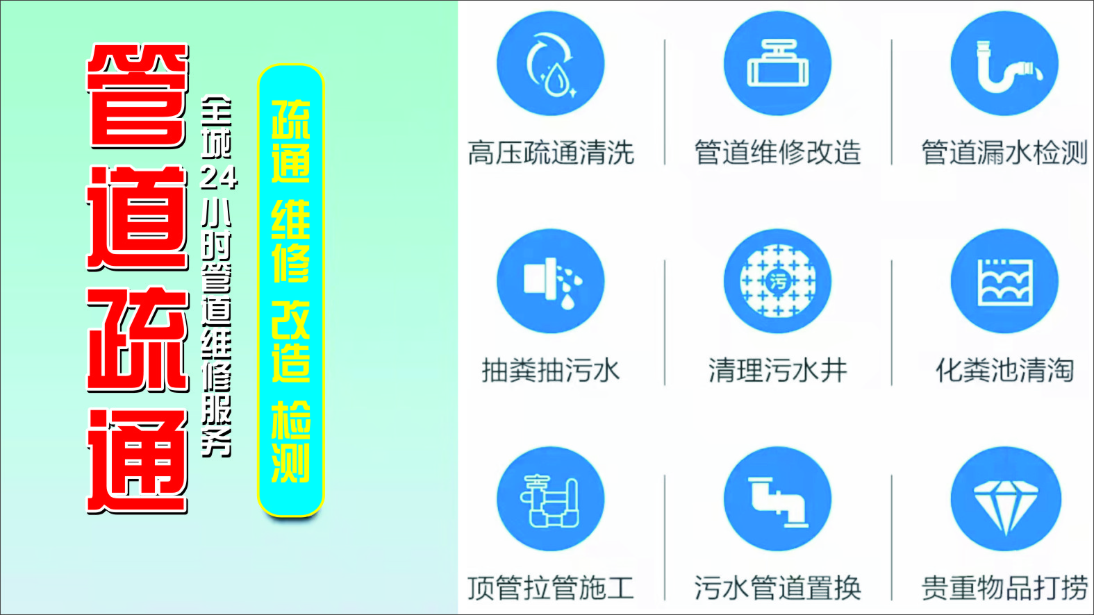 天河金沙花园管道疏通 高压清洗 疏通下水道 通厕所师傅