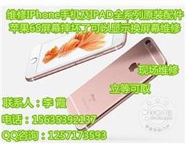 苹果iPhone6 plus手机摔地上了屏幕碎了维修