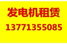 大型发电机出租 哪里可以租发电机 调试设备想租发电机 价格优