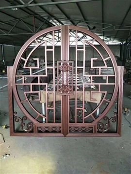 连云港铝艺大门厂家安装价格,别墅排屋欧式铝艺门批发,金亿