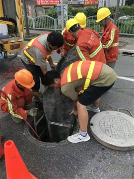 上海闵行住宅小区下水道洗清淤检测修复