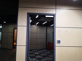 萧山区市心路附近自动感应门安装，指纹玻璃门维修安装