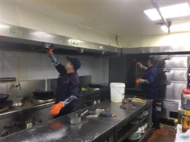 杨浦区军工路商场饭店油烟管道清洗公司 净化器排烟罩清洗