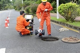 萧山大江东污水管道清淤、雨水管道CCTV管道检测、管道清洗