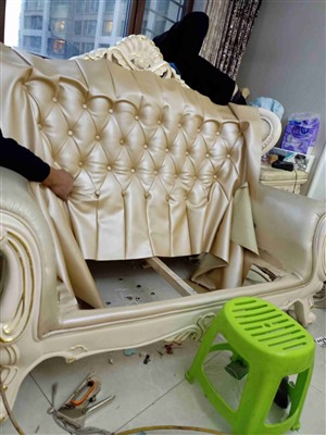 工匠专业翻新欧式沙发，床头，餐椅上门量尺寸