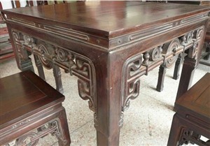 八仙桌修复、补色-上海老式八仙桌翻新