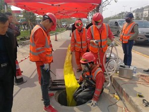 金华浦江县管道清理，非开挖修复，顶管塌方置换方案