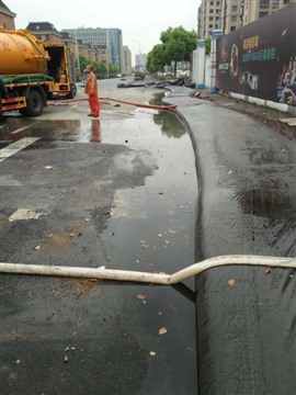 富阳工厂雨水污水管道堵塞疏通清洗