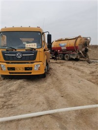 郑州中牟县污水池清理，泥浆污水外运处理