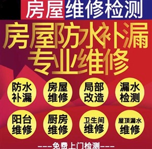 重庆渝北区卫生间防水堵漏检测漏点