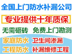 武汉市青山区屋面楼顶渗漏卫生间渗水漏水青山区防水补漏公司