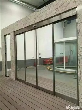 港口维修电动门，港口维修自动玻璃门，中山专业感应门维修