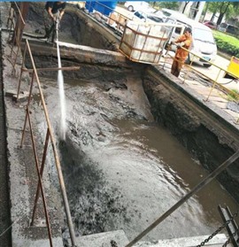 江都区工厂污水池淤泥清理流程 化粪池堵塞如何处理