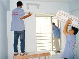科龙i朝阳工体空调移机品牌质量排行把上端锤扁用银焊焊好