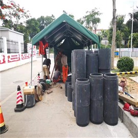 吕梁市中阳县排水管网改造工程短管内衬法非开挖修复技术管道置换