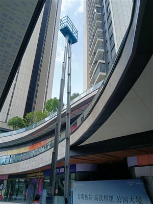 深圳10米物业铝合金升降机维修 