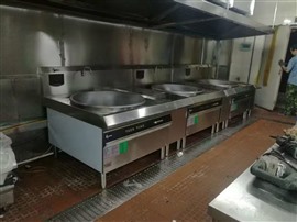 海口金艺酒店饭店餐馆商用厨房设备维修节能燃气灶大锅灶中炒炉