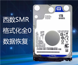 西数SMR格式化全00恢复数据，WD叠瓦盘格式化恢复数据