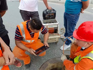 深圳专业市政管道疏通QV检测CCTV检测管道补漏管道非开挖修