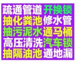 吴中区下水道疏通马桶地漏蹲坑电话,专业抽粪,抽污泥水