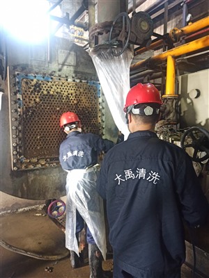 马鞍山市6吨锅炉清洗蛇形管堵塞清洗除垢